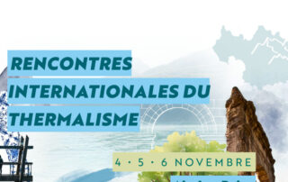 Affiche des Rencontres internationales du thermalisme à Aix-les-Bains